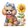Diamond Painting-DIY Crystal Rhinestone Teddy Dog