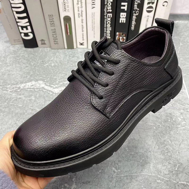 Men's Business Soft Cowhide Casual Derby Shoes DANRRIO.COM DANRRIO