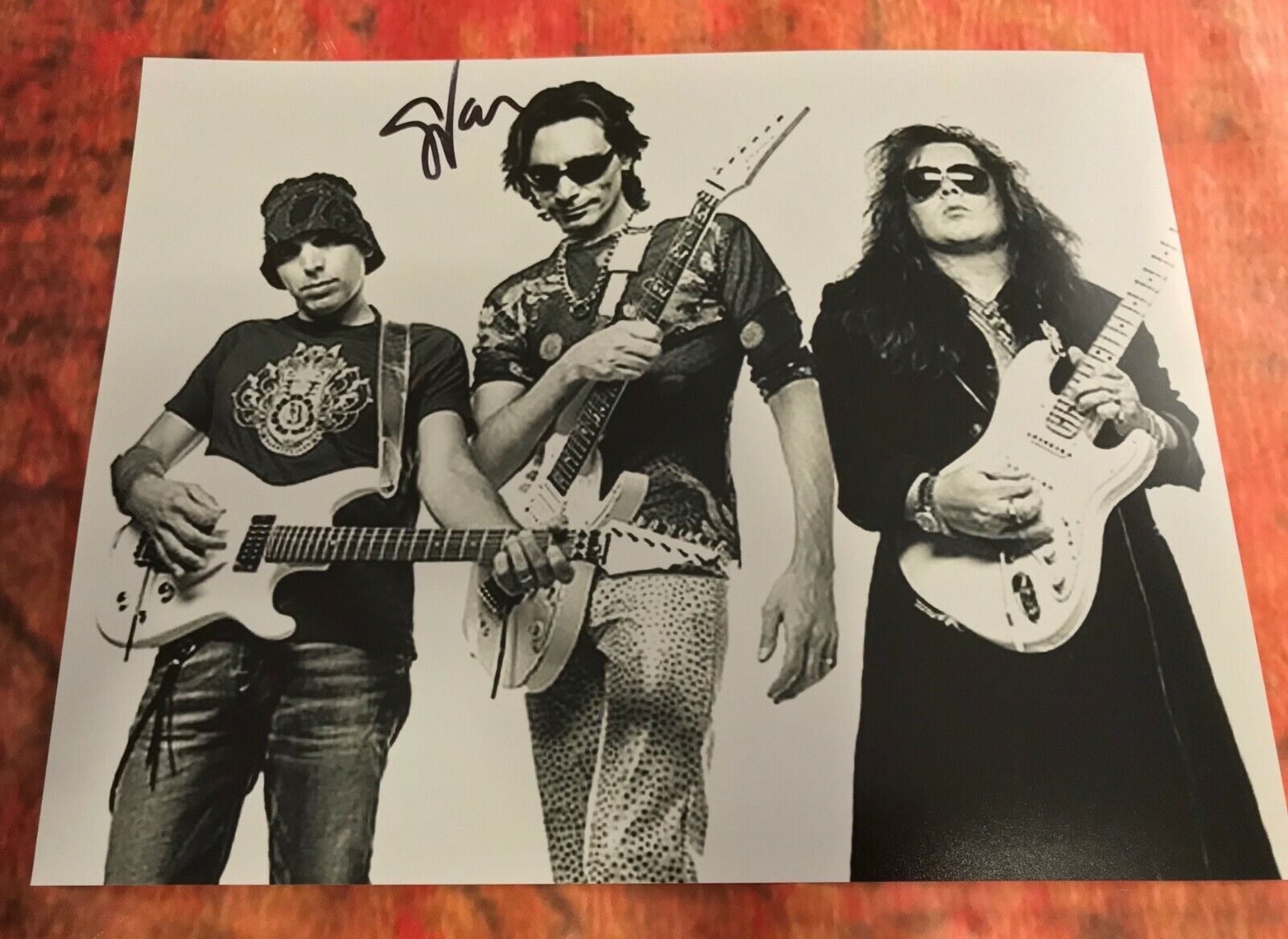 GFA G3 World Top Guitarist * STEVE VAI * Signed 11x14 Photo Poster painting PROOF S12 COA