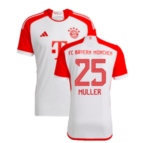 Bayern München Thomas Müller 25 Home Trikot 2023-2024