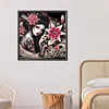 Enchanting Geisha Woman-Partial Special Shaped Diamond Painting 30*30CM
