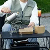 Camping Gas Can Case Anti-Fall Gas Canister Protective Cover Metal Camping Tools