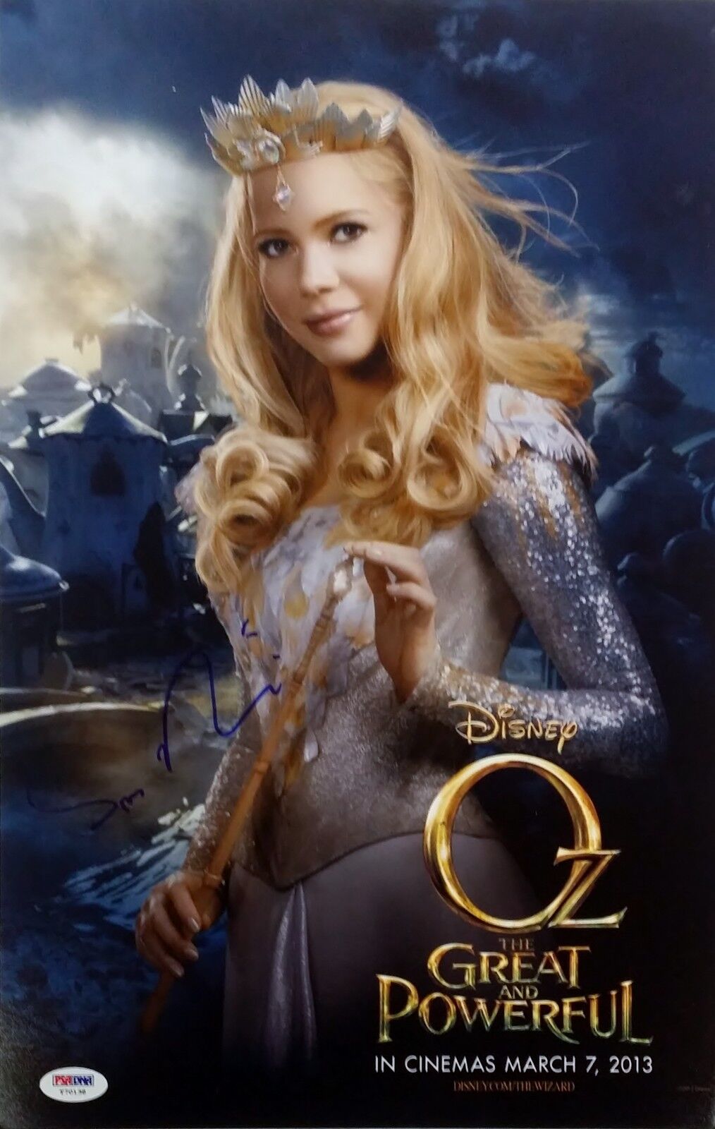 Sam Raimi OZ The Great And Powerful Signed 11x17 Photo Poster painting Director Disney PSA/DNA