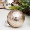 30PCS Christmas Tree 6CM Champagne Hanging Decor Balls