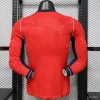 Player Version 2026 England Away Red Long Sleeve Jersey