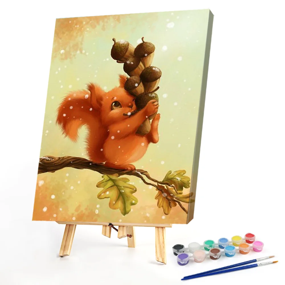 Squirrel- Paint By Numbers (50*40)