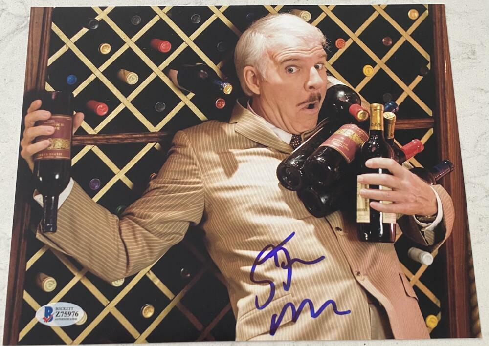 STEVE MARTIN SIGNED AUTOGRAPH CLASSIC FUNNY SCENE VERY RARE 8x10 Photo Poster painting BAS COA