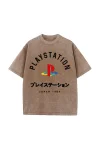PlayStation Print Crew Neck Unisex T-shirt by Inlyline