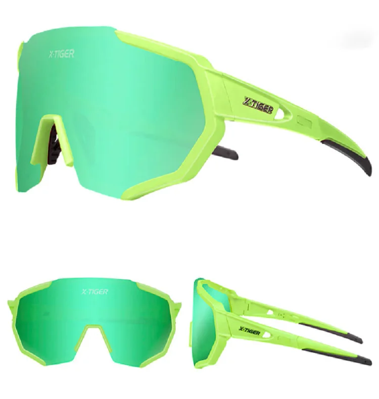 Gear Green Polarized UV400 Cycling Sunglasses