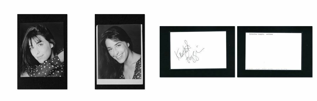 Kristina Loggia - Signed Autograph and Headshot Photo Poster painting set