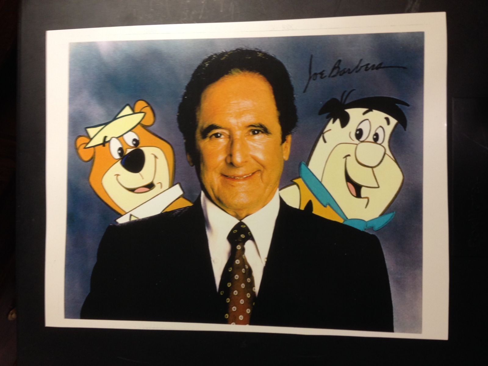 Joe Barbera Signed Yogi Bear Authentic Autographed 8x10 1/2 with COA