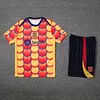 2024/2025 Barcelona pre-match training Yellow-Red Shirt+Shorts 1:1 Thai Quality