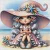 (Multi-Style) Girl and Grandma-11CT Stamped Cross Stitch 45*45cm/17.72*17.72in