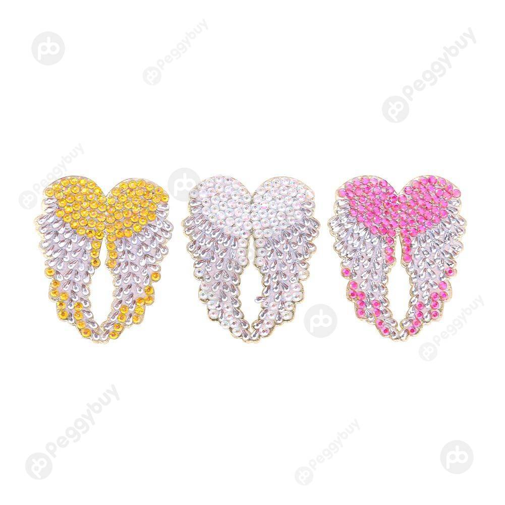 

3pcs Wings Brooch-DIY Creative Diamond Fashion Accessories, 501 Original