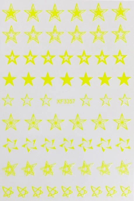 DIY Nail Art Stickers Star Light Manicure Design Accessories Back Glue Decoration Foil Nail Art Decor Designer Nail Stickers-Nail Inspo