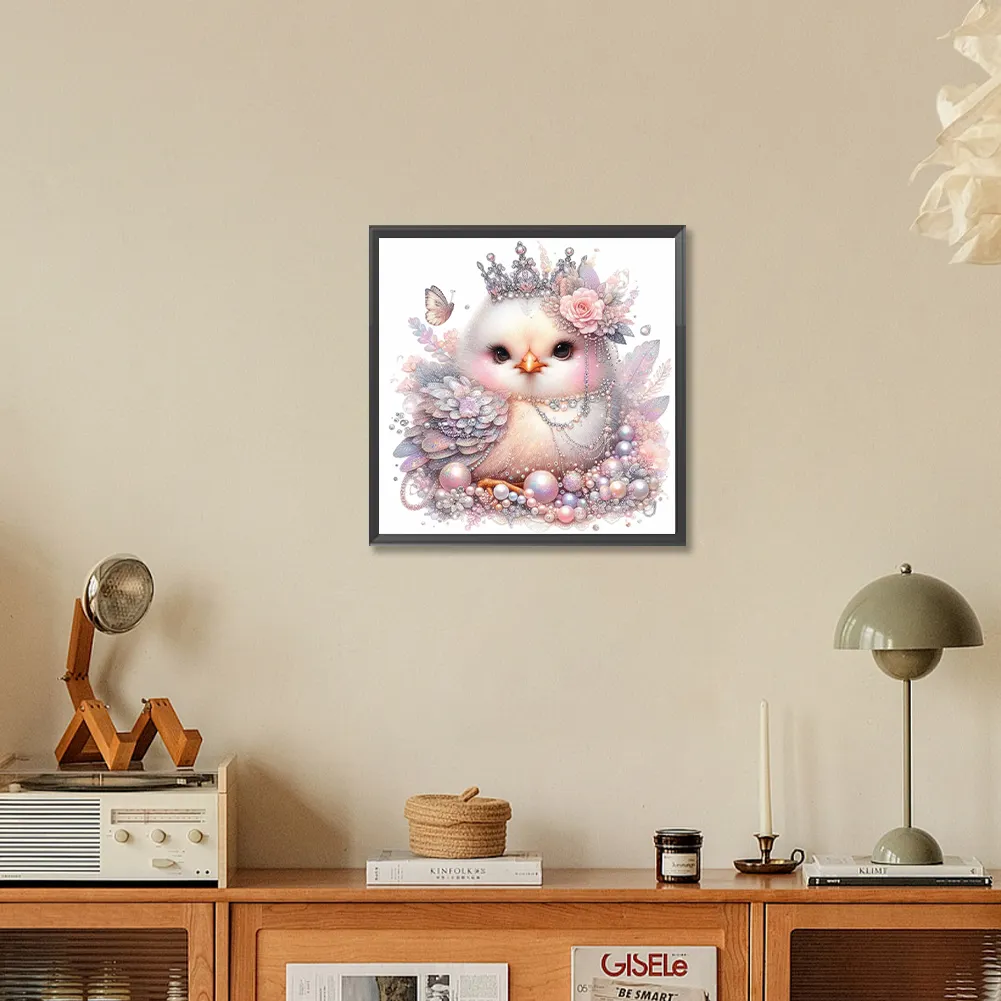Full Round Diamond Painting 30*30cm - Bejeweled Chicken