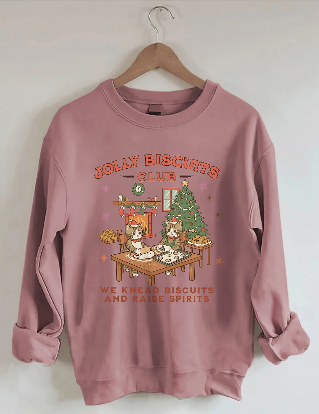 Olly Biscuits Club Cookie Kitchen Christmas Sweatshirt