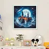 Moon Castle-11CT Stamped Cross Stitch 45*45cm/17.72*17.72in