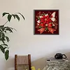 Diamond Painting - Full Round Drill - Christmas Poinsettia(Canvas|30*30cm)
