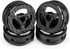1.9 Beadlock Wheels, 4Pcs Carbon Fiber 1.9 Wheels, 1.41oz/Pcs Lightweight 1.9 Crawler Wheels for Axial SCX10 II SCX10 III Capra TF2 Element Enduro Redcat TRX4 Upgrades (D)