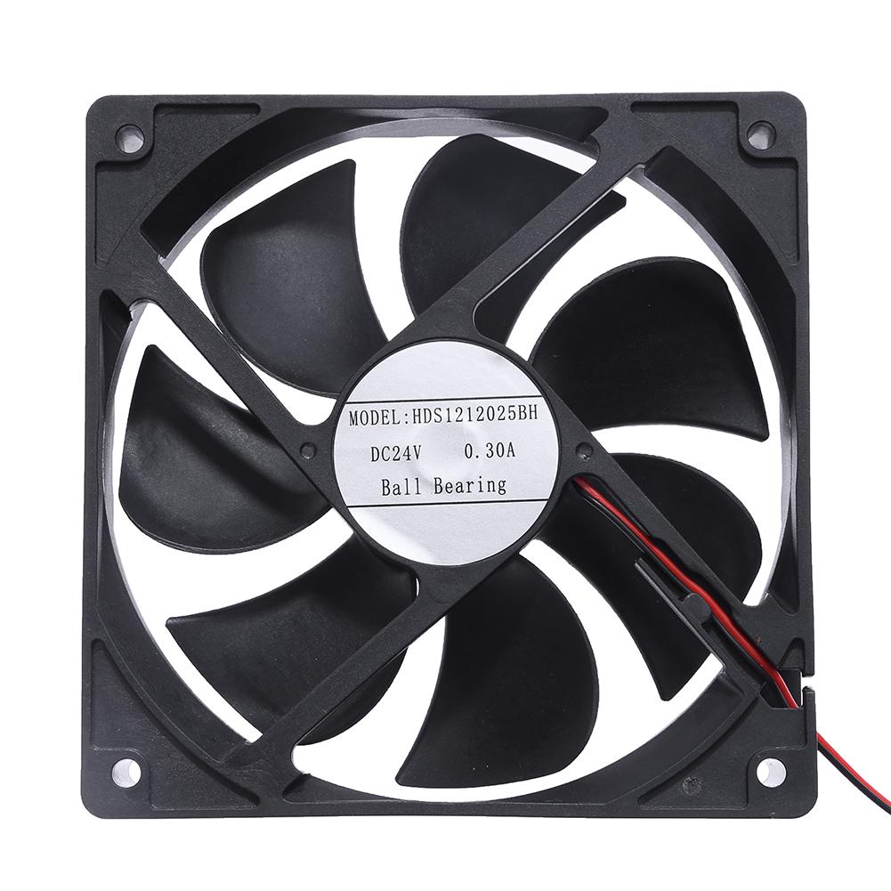 

HDS1212025BH DC24V Cooler Fan 117x117x24mm 7 Blades Computer PC Cooling Fan, 501 Original