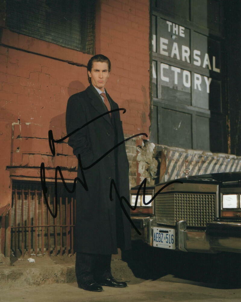 CHRISTIAN BALE SIGNED AUTOGRAPH 8X10 Photo Poster painting - CHRIS NOLAN'S DARK KNIGHT BATMAN