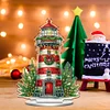 Weihnachtsleuchtturm - 5d DIY Basteln Ornament