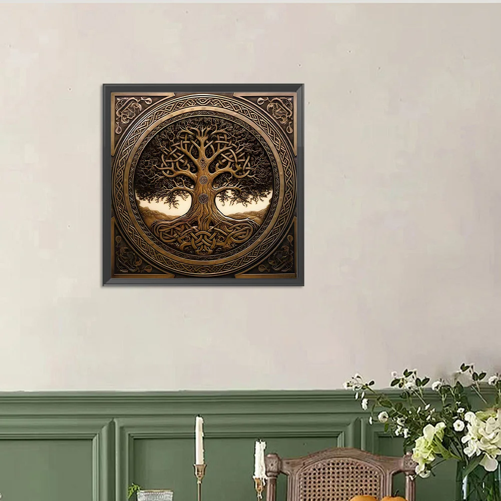 Diamond Painting - Full Round Drill - Tree of Life(Canvas|40*40cm)