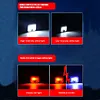 LED Clip On Running Lights with 4 Light Modes for Running Camping Hiking Cycling