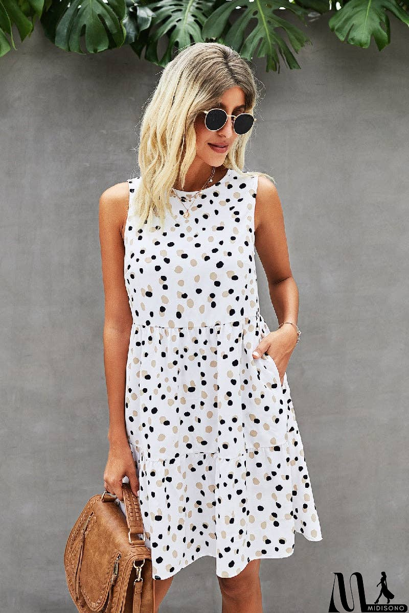 MidiSono - Polka Dot Breeze Dress