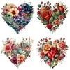 Promotion 4Pcs/set Diamond Painting-DIY Full Round Drill Love Flower(30*30cm)