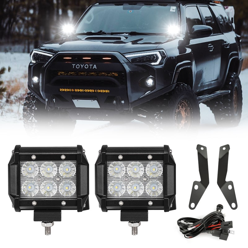 LED Work Light with Bracket for 2014-Later Toyota 4Runner