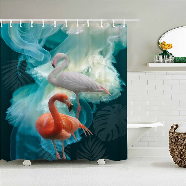

Shower Curtain – Flamingo Birds-180*180cm, 501 Original