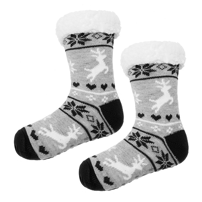 Unisex Christmas Warm Non-slip Carpet Socks