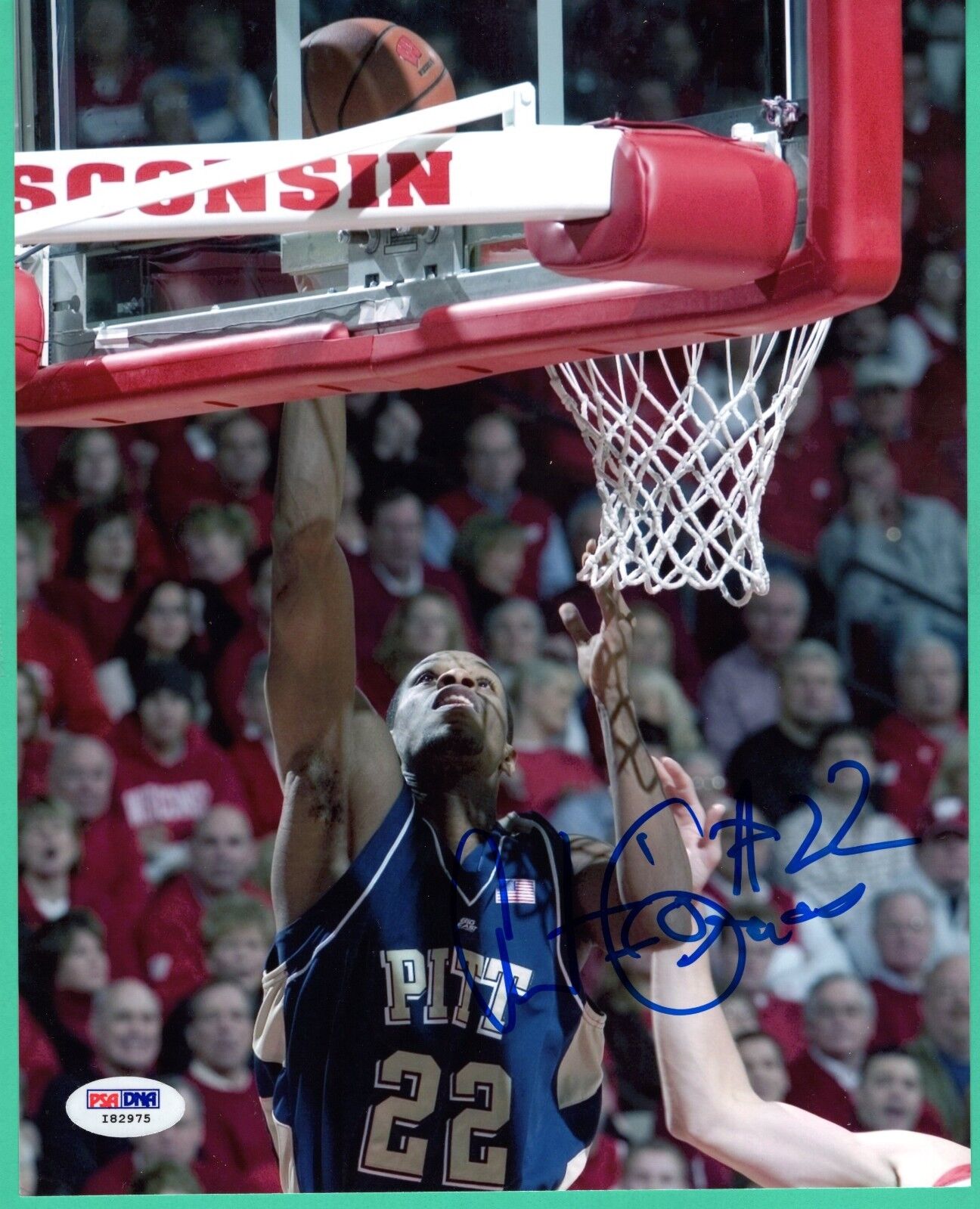 Antonio Graves Basketball Pittsburgh Hand Signed Autograph 8x10 Photo Poster painting PSA COA