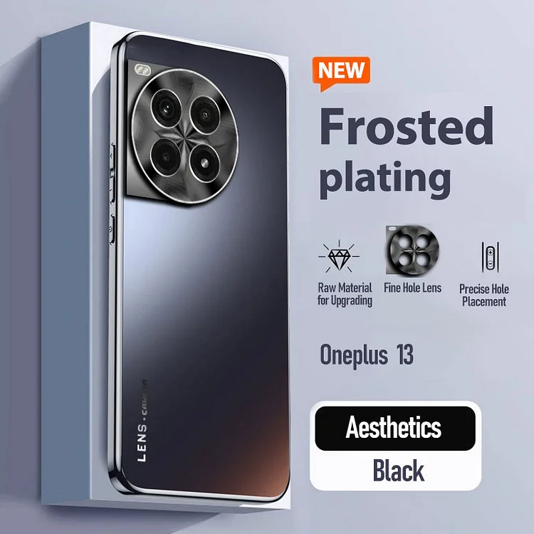 Metal Camera Protection Electroplated Phone Case For Oneplus