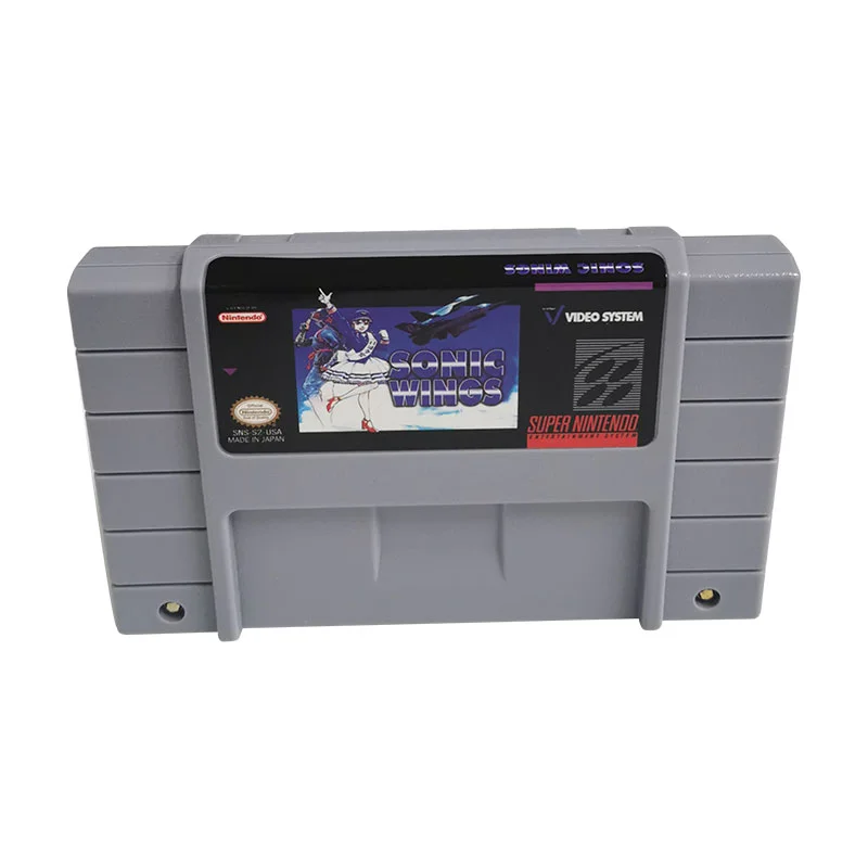 Sonic Wings SNES For Super Nintendo Entertainment System - 16 Bit US Version Game Cartridge