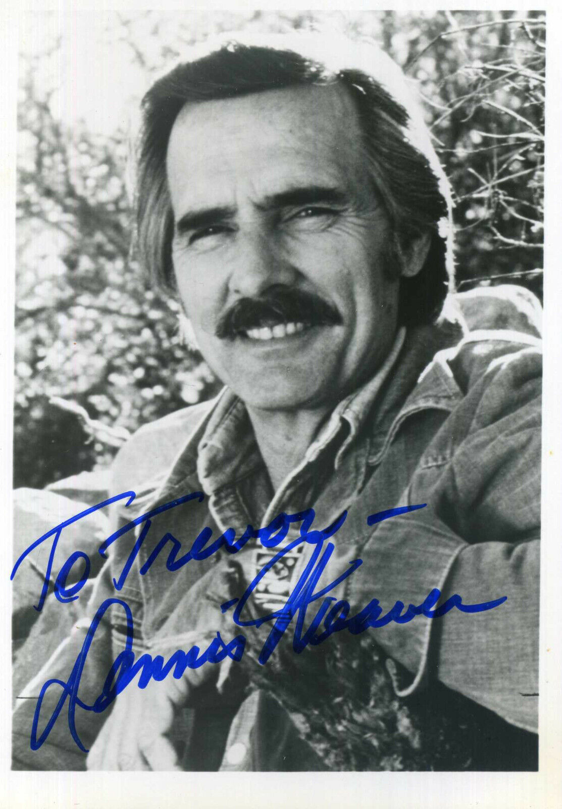 DENNIS WEAVER Signed Photo Poster paintinggraph - TV Actor Police Series McCLOUD - preprint