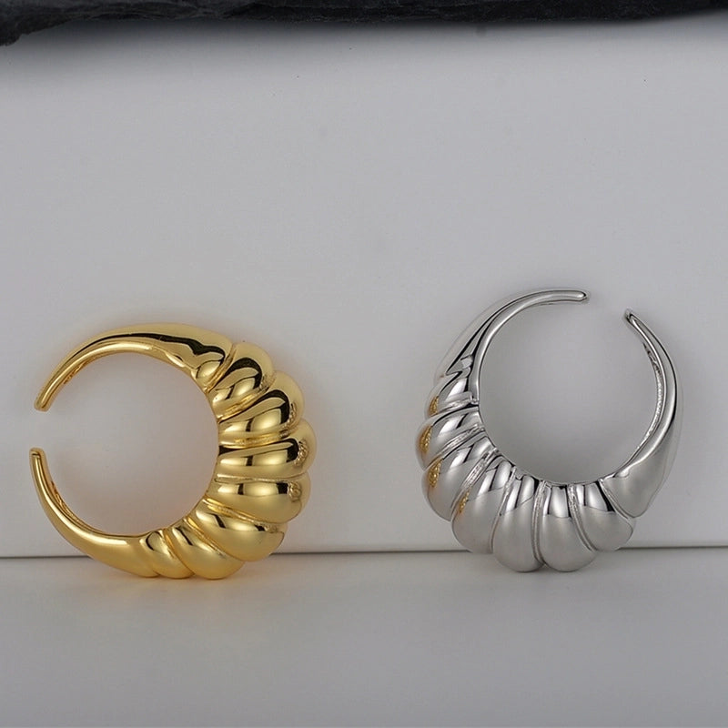 925 Sterling Silver Geometric Open Rings