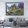 Kasuga Hut-11CT Stamped Cross Stitch 60*45cm/23.62*17.72in(Big Size) tapestrymarket