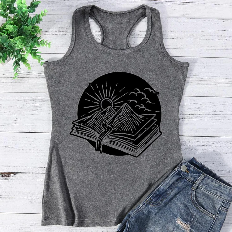 It's A Good Day To Read A Book Vest Top-Annaletters