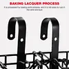 Bike Front Rear Basket Fold-Up Bicycle Cargo Rack Metal Wire Ebike Travel Basket