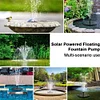 1W Floating Solar Water Fountain Pump for Garden Pond Pool Fish Tank Bird Bath