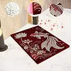 Lotusfisch-DIY-Perlenpunktgem&auml;lde mit Rahmen Perlenkunstgem&auml;lde 30x40 cm Wohnkultur