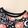 Kid Baby Girl Clothes Print Star Mesh Halloween Dresses