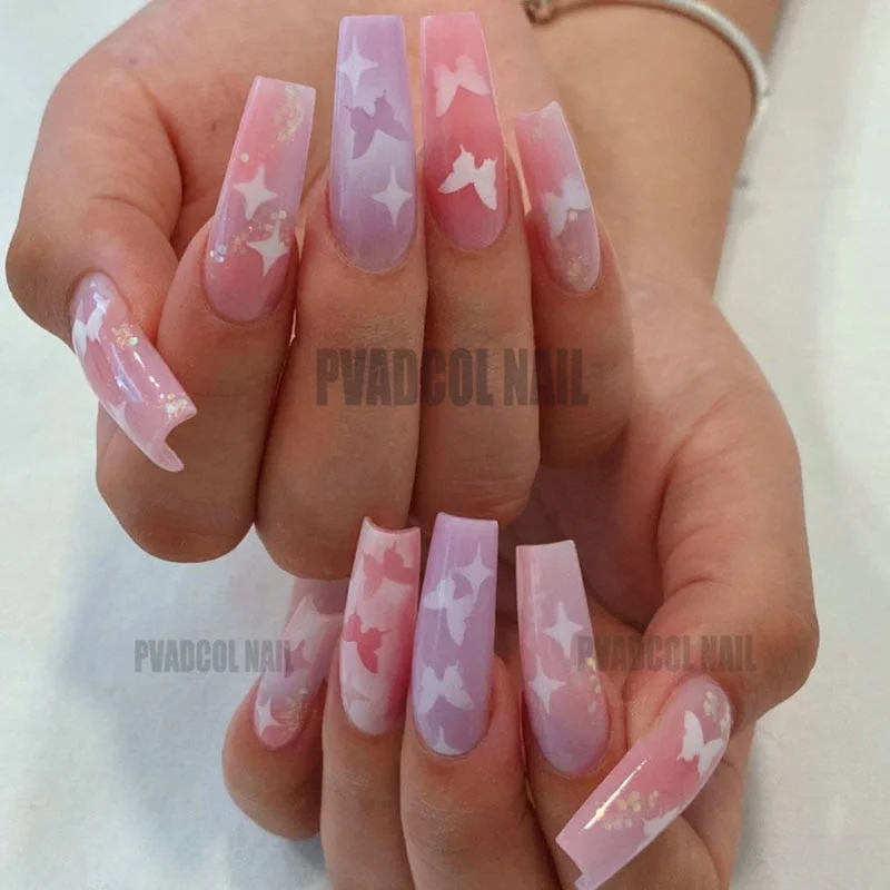 Nail Art Airbrush Stencils for Fun Prints Sticker Decals Airbrush Nails Trendy Salon Manicure Supply-Nail Inspo