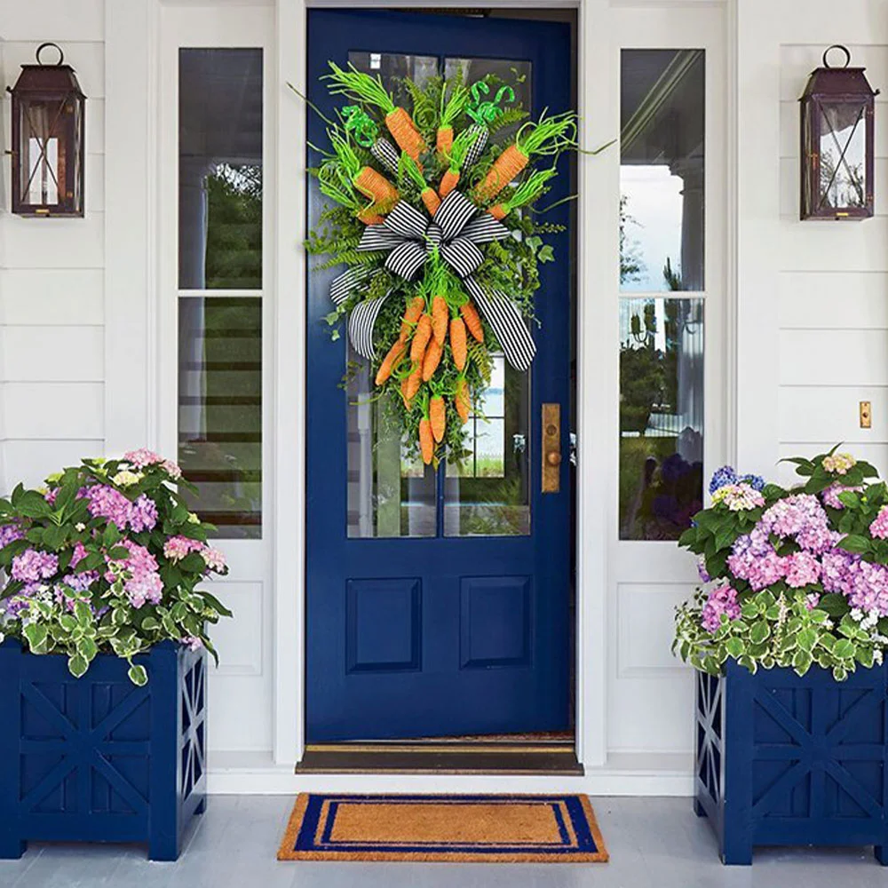 Easter Wreath Carrot Window Decoration Pendant