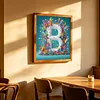 Butterfly Flower B 5D Partial Drill DIY Diamond Painting Kit 30*30cm