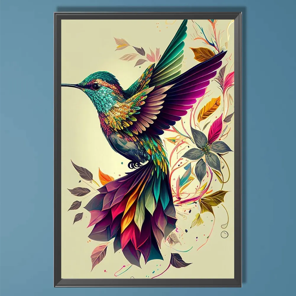 Diamond Painting - Full Round Drill - Hummingbird(Canvas|40*60cm)