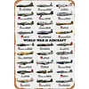 World War II Aircraft - Vintage Metal Signs - 20*30cm/30*40cm - Warning